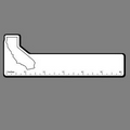 6" Ruler W/ Outline of California